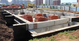 Фундаменты промышленных зданий в Лабинске цена от 24512 руб. - заказать строительство фундамента промздания под стальные колонны
